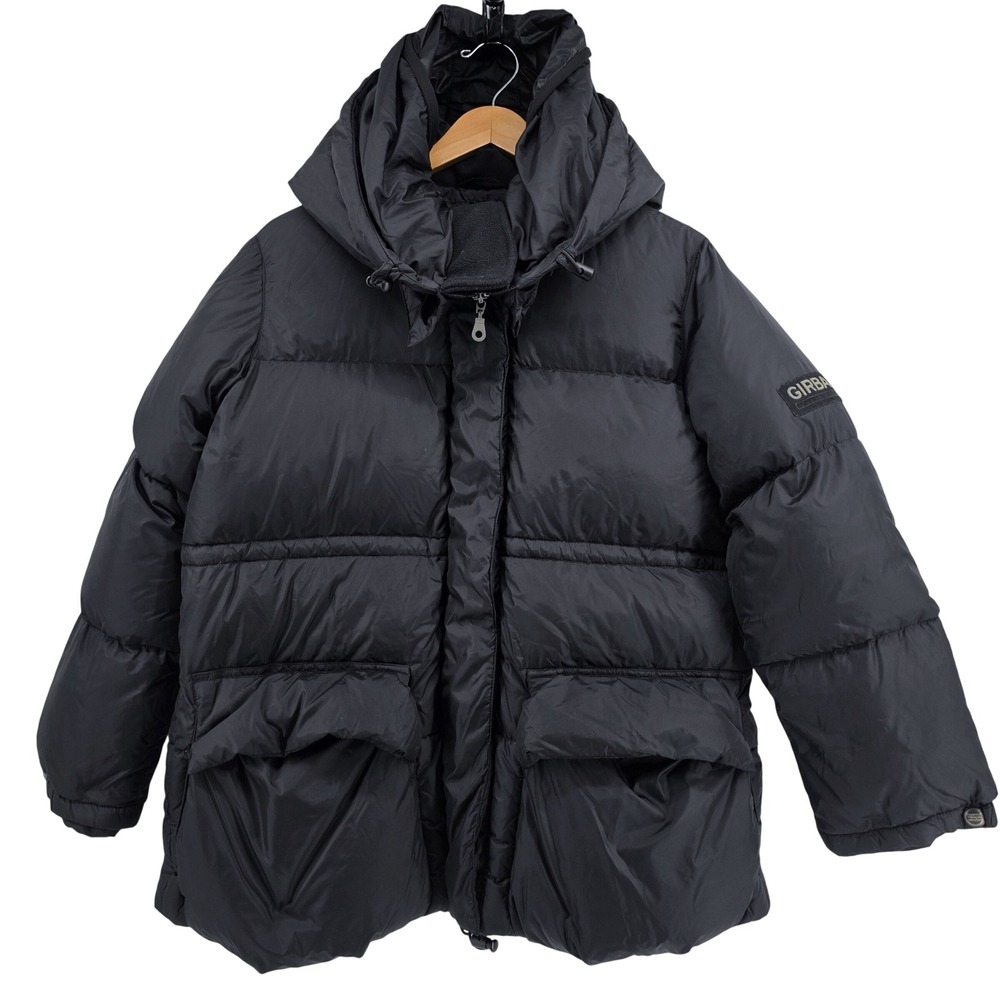 Marithe Francois Girbaud Women's Black Down Puffer Jacket Hooded Size Small